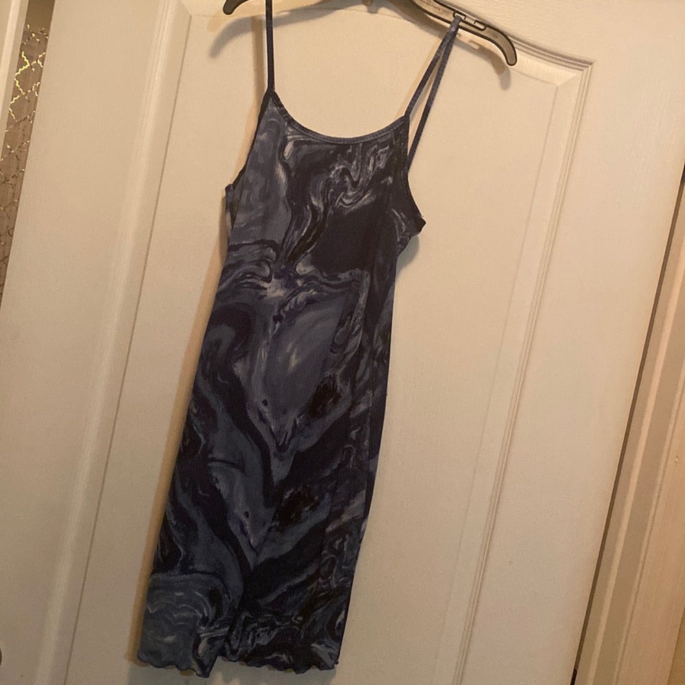 Blue Marble Dress